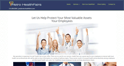 Desktop Screenshot of metrohealthfairs.com